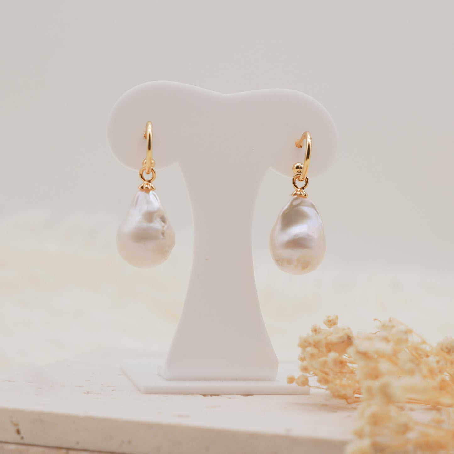 Baroque Dangling Earrings