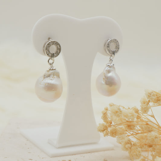 Baroque Dangling Earrings